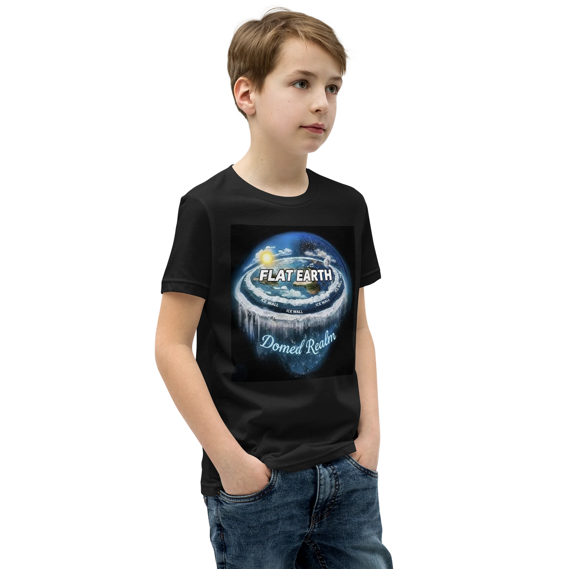 Flat Earth-Domed Realm Youth Tee product image (2)