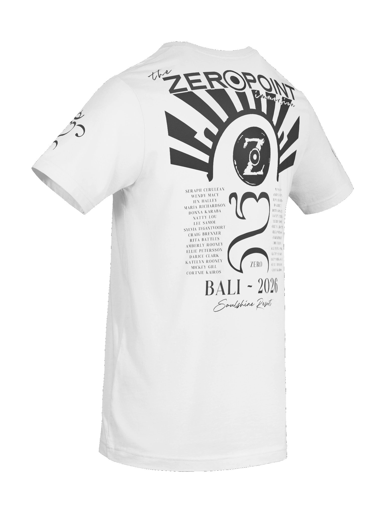 Zero Point Immersion Shirt Black on White product image (10)