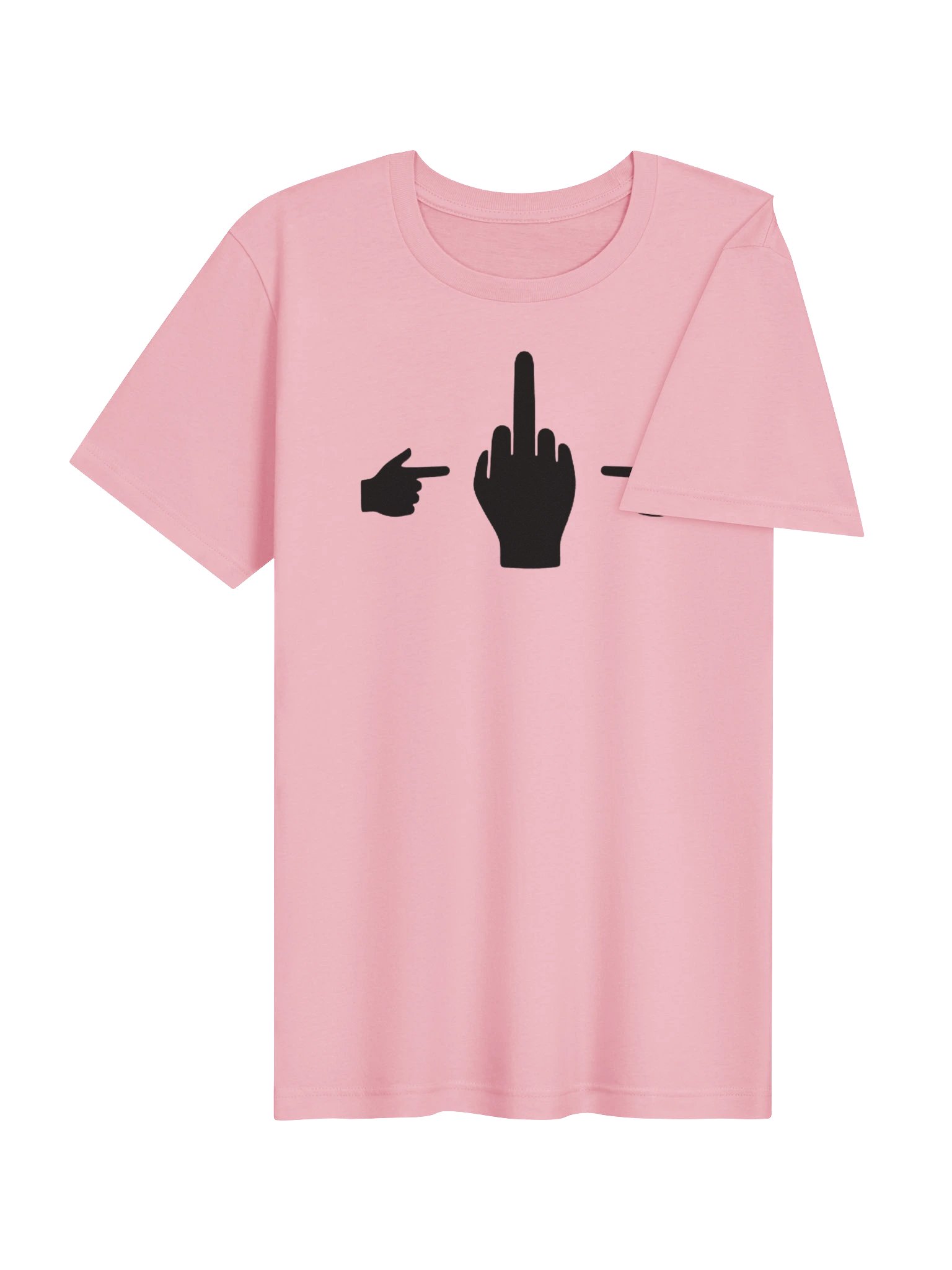No Middle Finger Point ShopCo Black Unisex Tee product image (7)