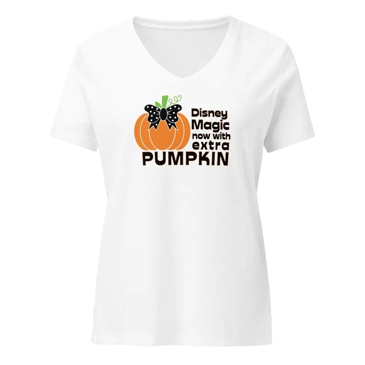 Disney Magic and a Dose of Pumpkin Halloween V-Neck Tee product image (1)