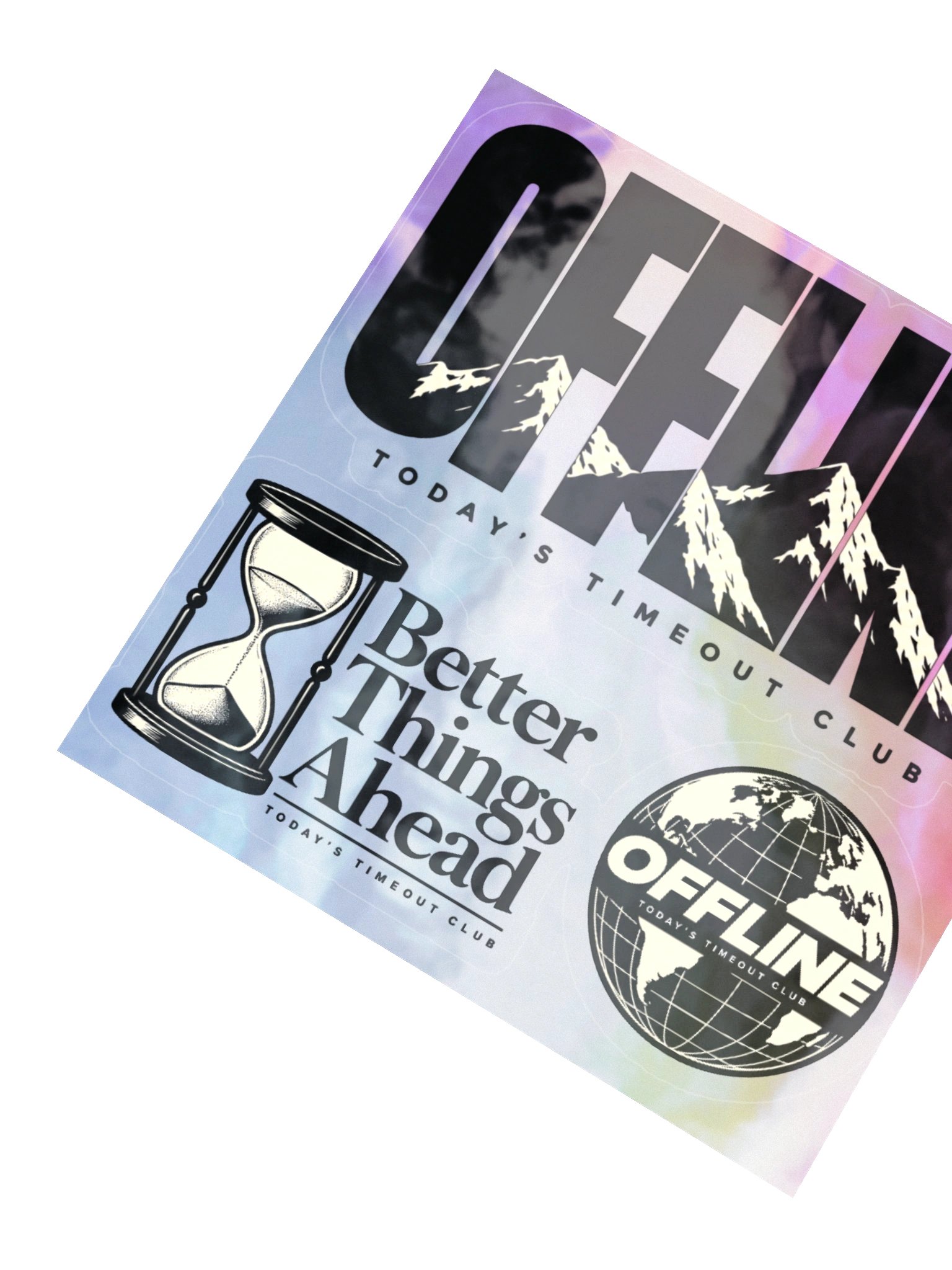 Today’s Timeout Holographic Sticker Set 2 product image (3)