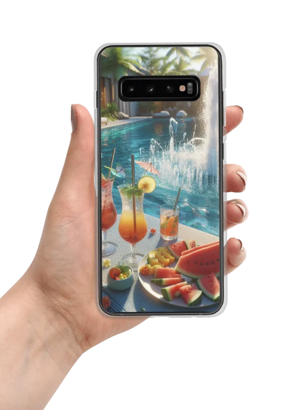 Tropical Oasis Samsung® Clear Case | AI Design product image (7)