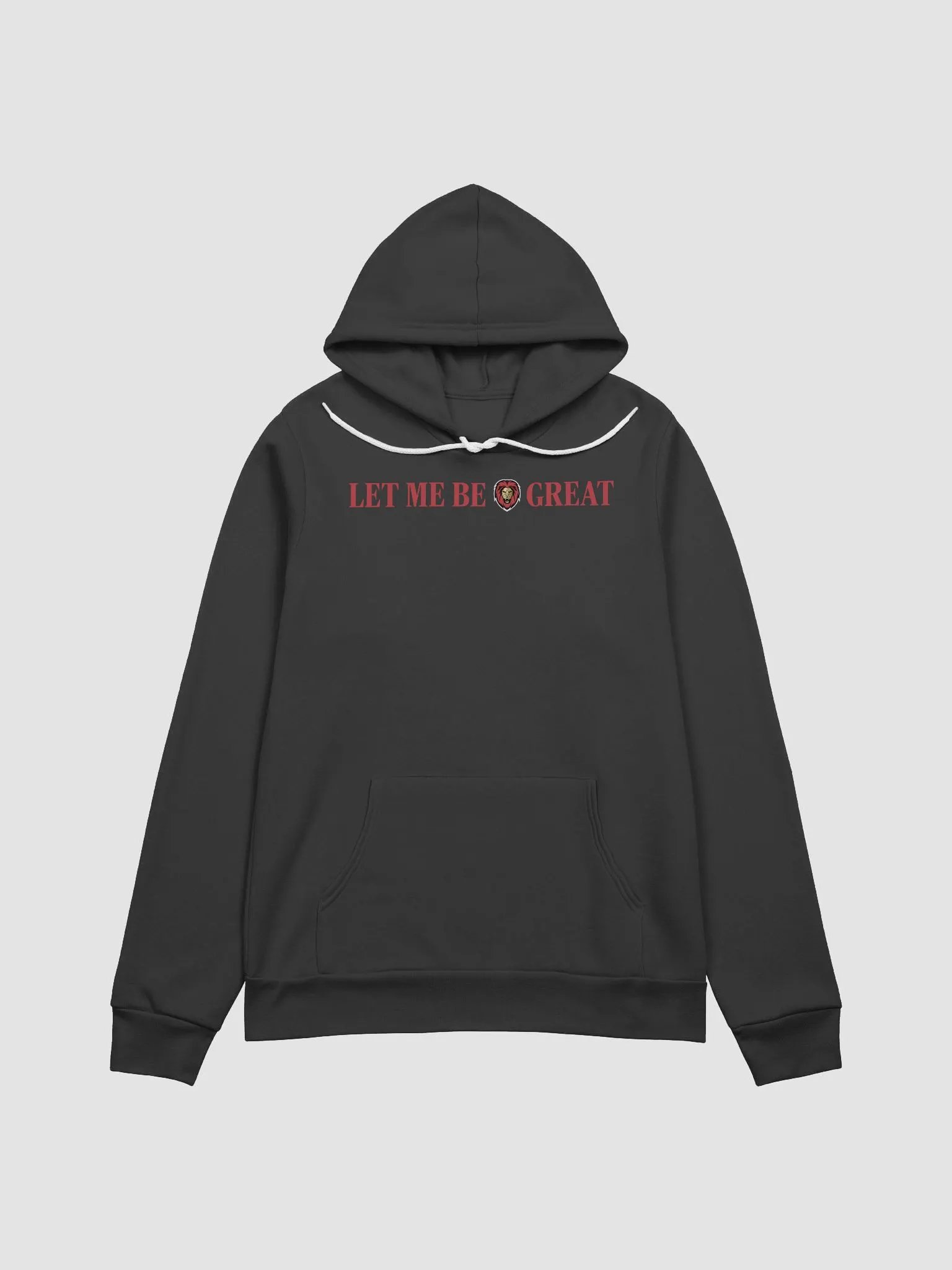 Let me be great hoodie red product image (4)