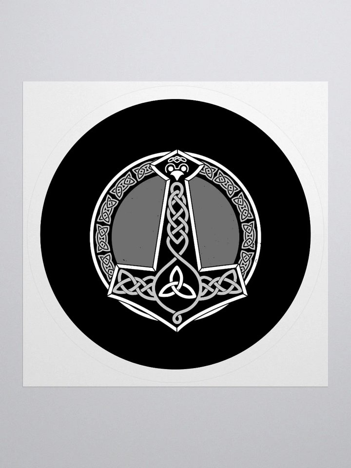 Thor's Hammer Vinyl Sticker product image (2)