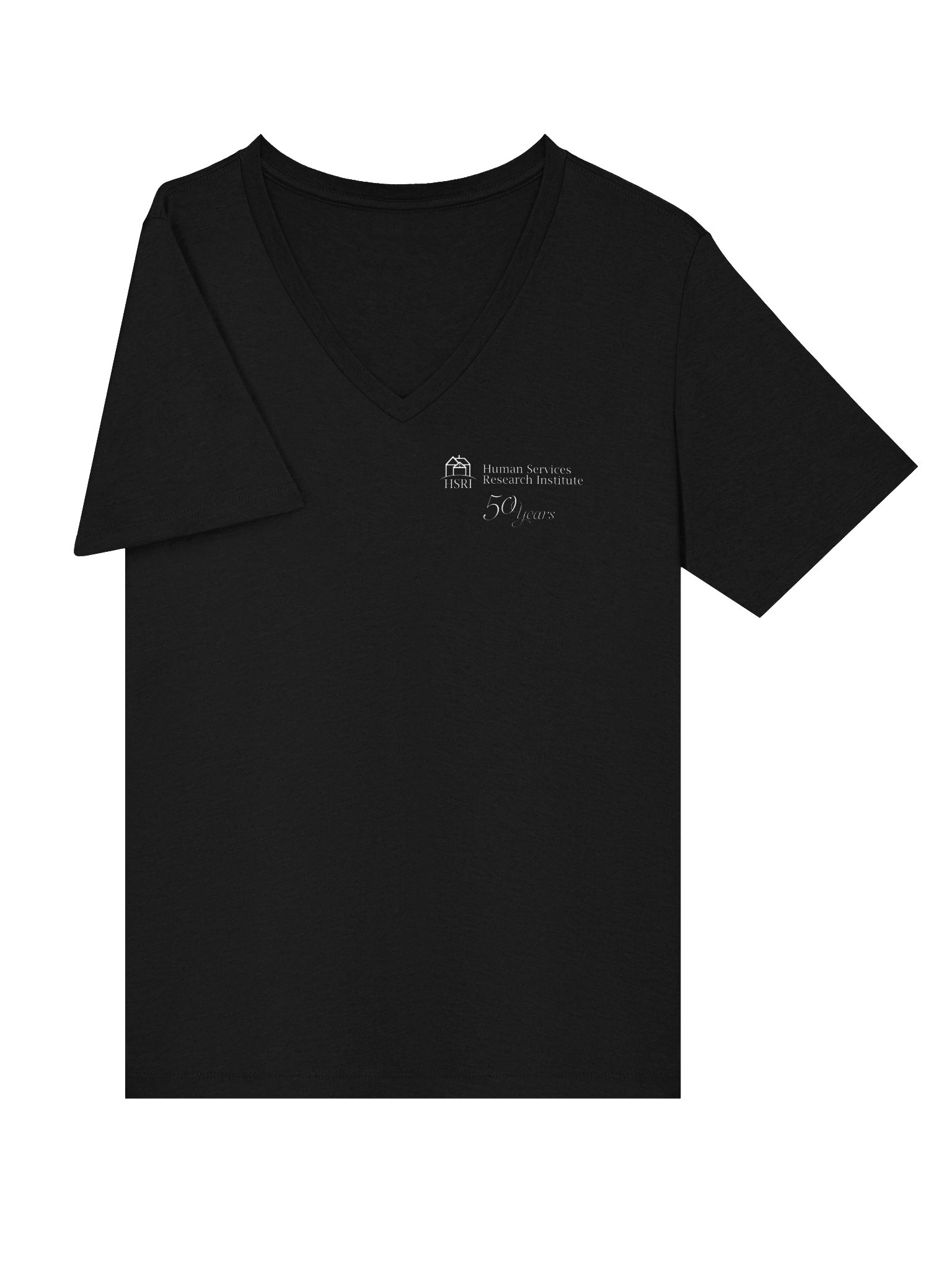 HSRI 50th Anniversary V-Neck T-Shirt - Black product image (3)