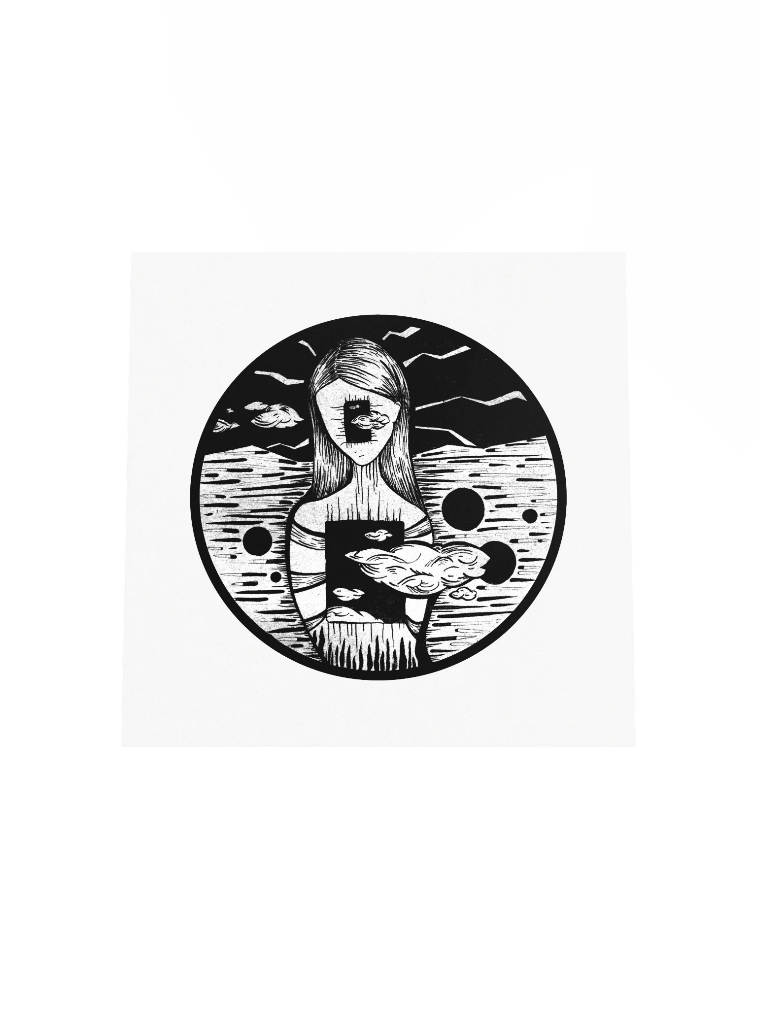 Emptiness - Surrealism with Ink Print product image (14)