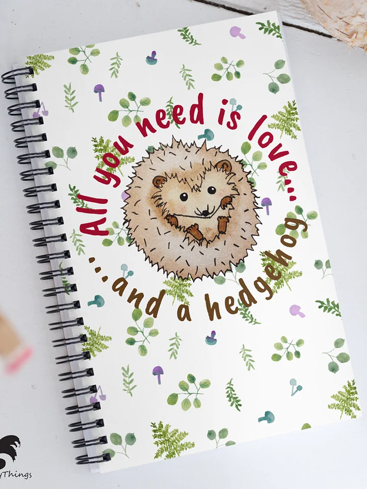 All You Need is Love And a Hedgehog Original Notebook product image (1)
