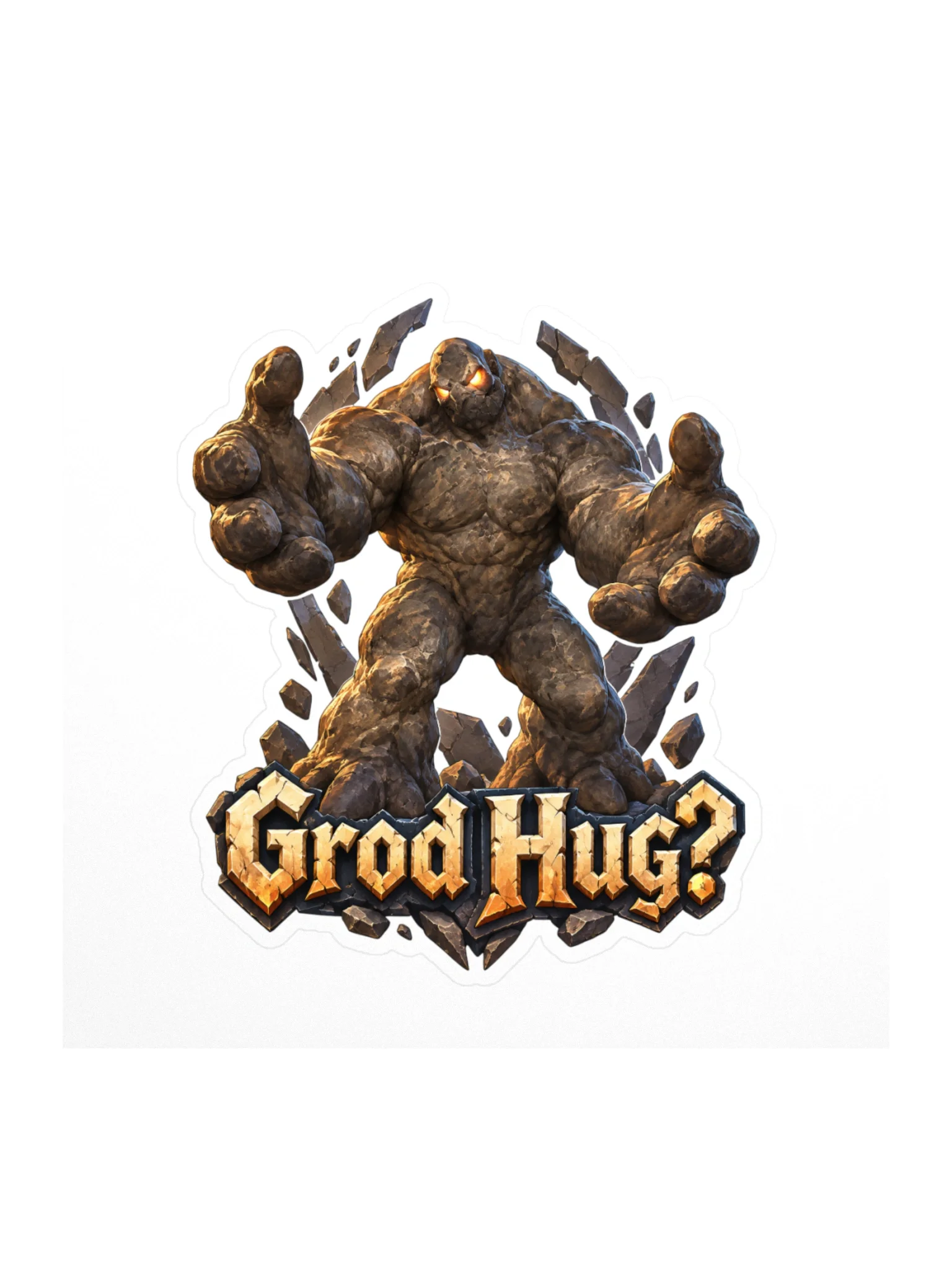 Grod Hug Sticker preview 4