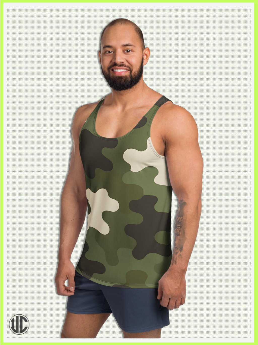Becker’s Modern Camo – Men’s Tank Top product image (1)