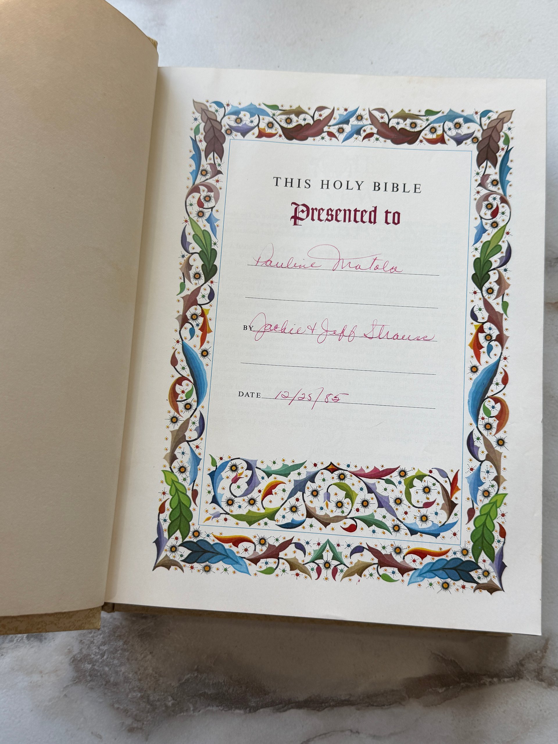 1981–1982 | New American Bible | Catholic Fireside Family Edition | Includes Tobit, Judith, Wisdom, Sirach, Baruch & 1–2 Maccabees product image (3)