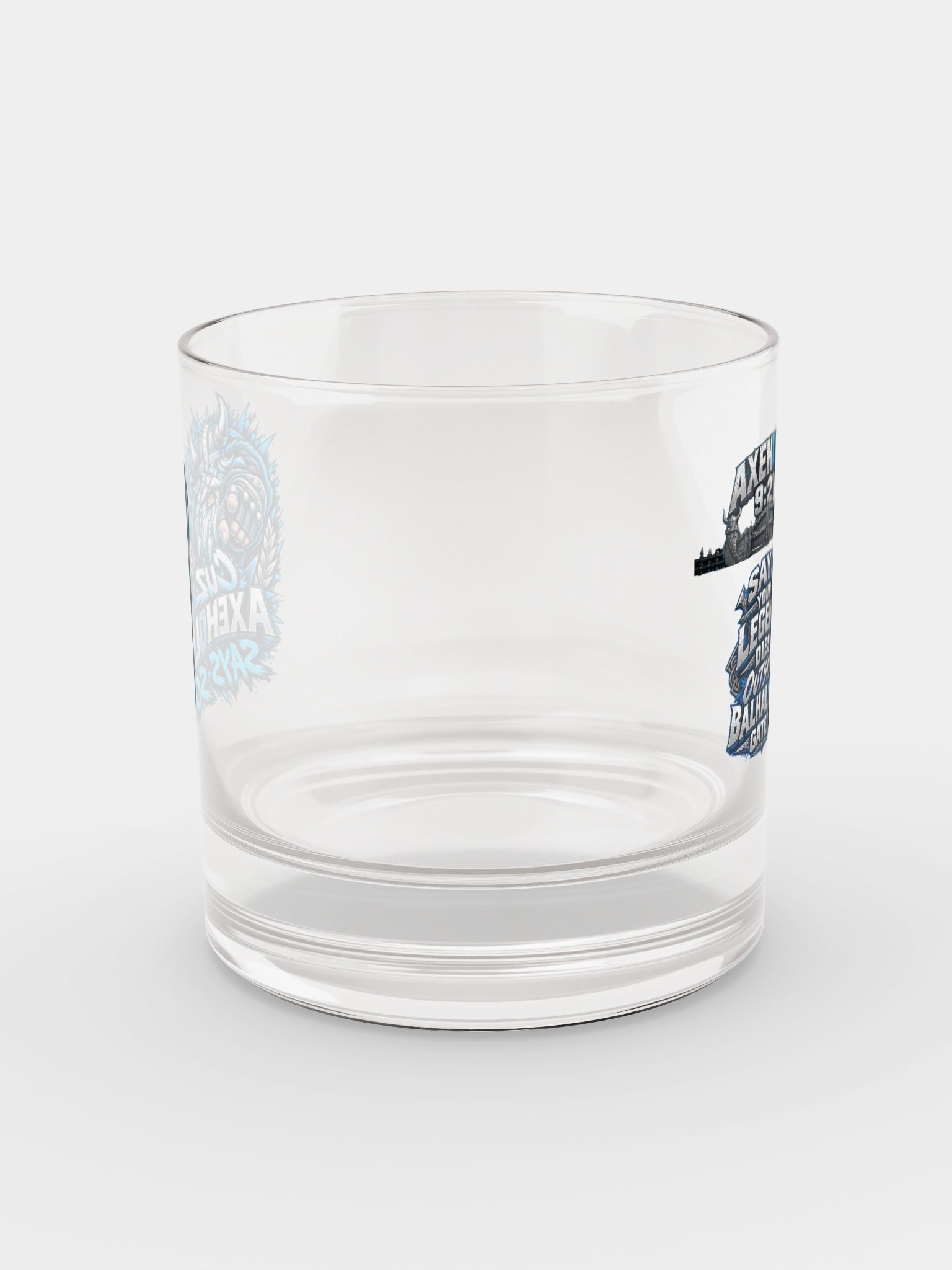Cuz Axeh0le Says So Rocks Glass product image (5)
