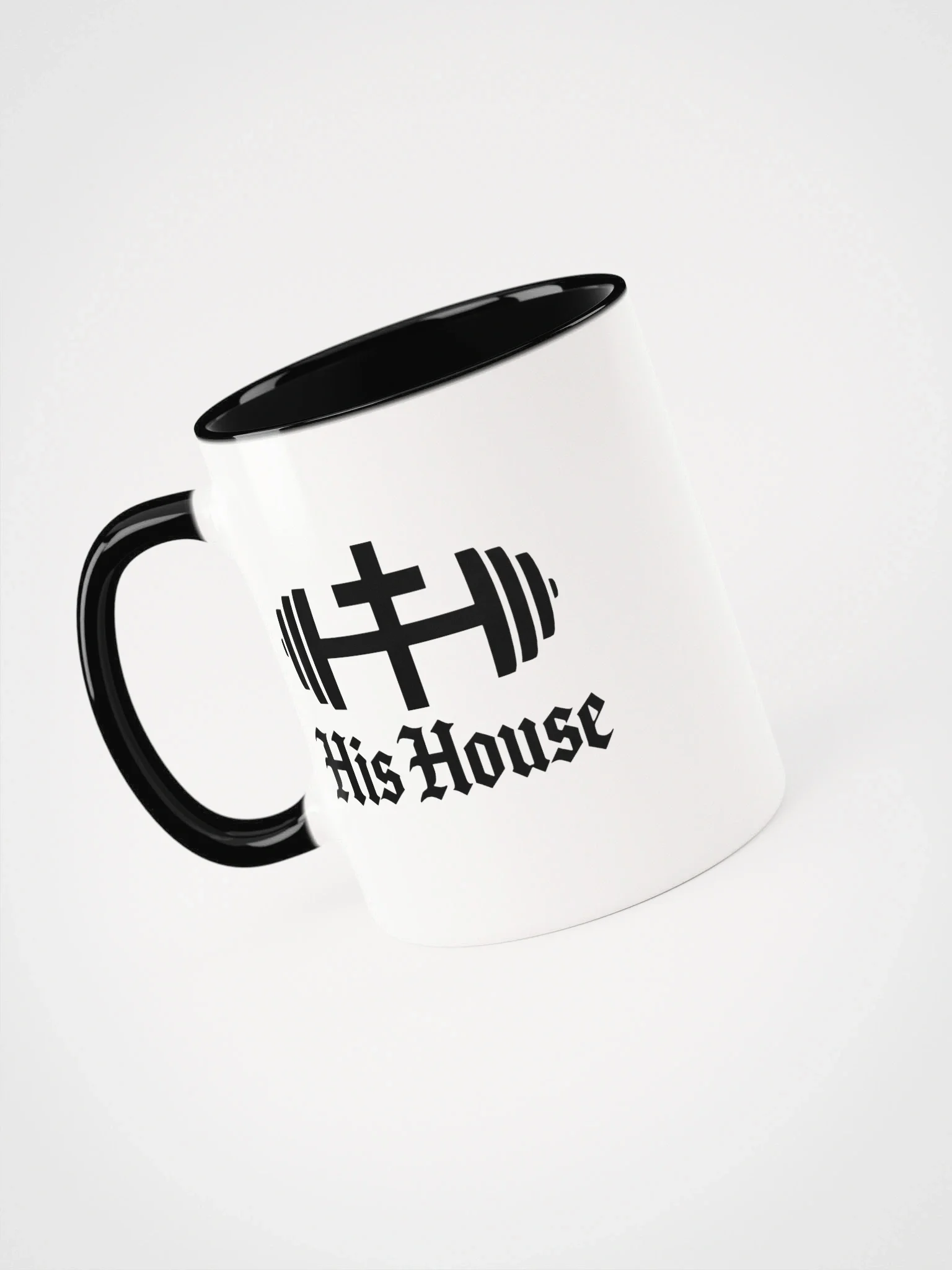 His House Ceramic Mug w/Color Inside - 11oz by His House