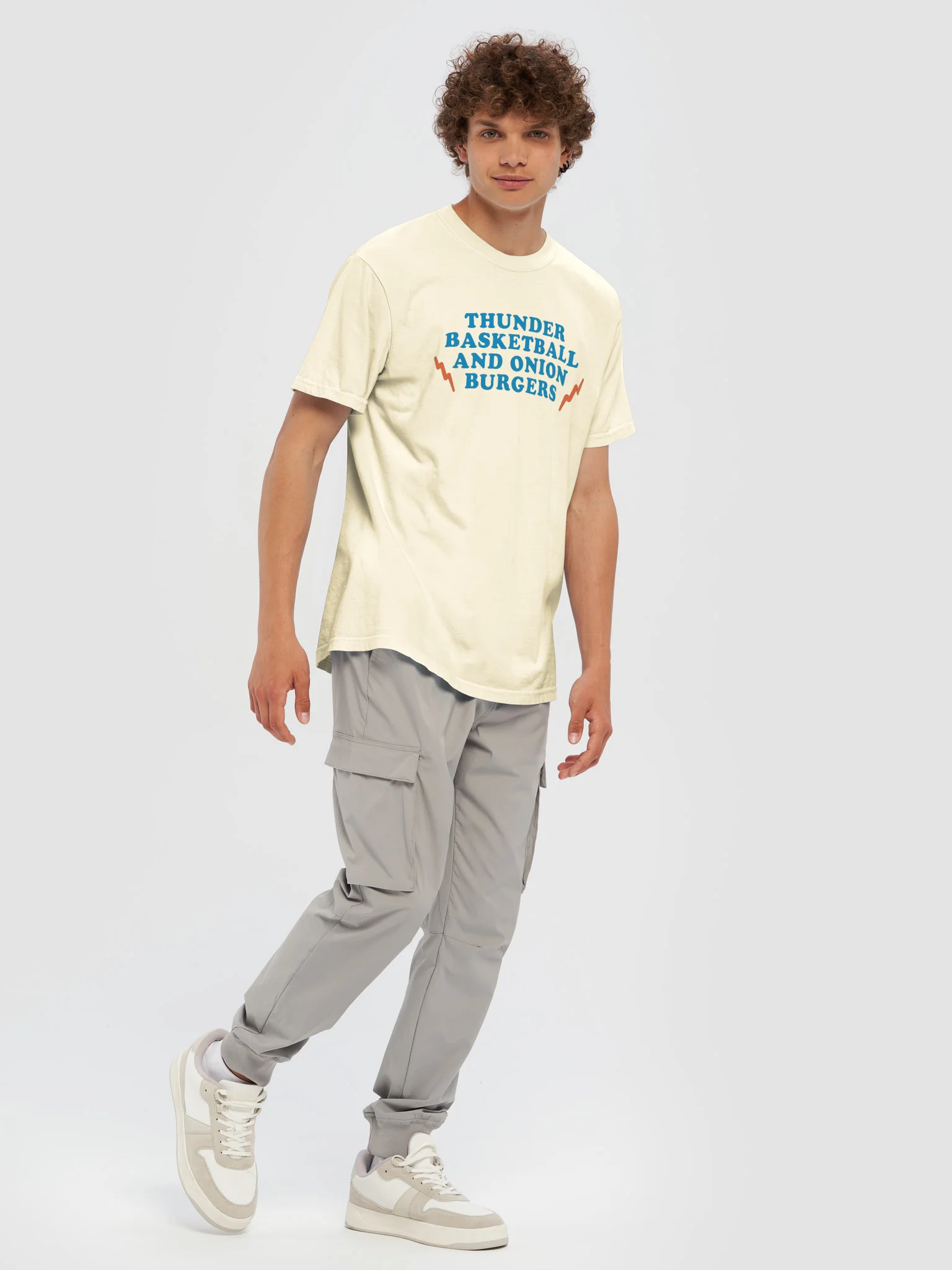 Thunder Basketball and Onion Burgers Tee product image (43)
