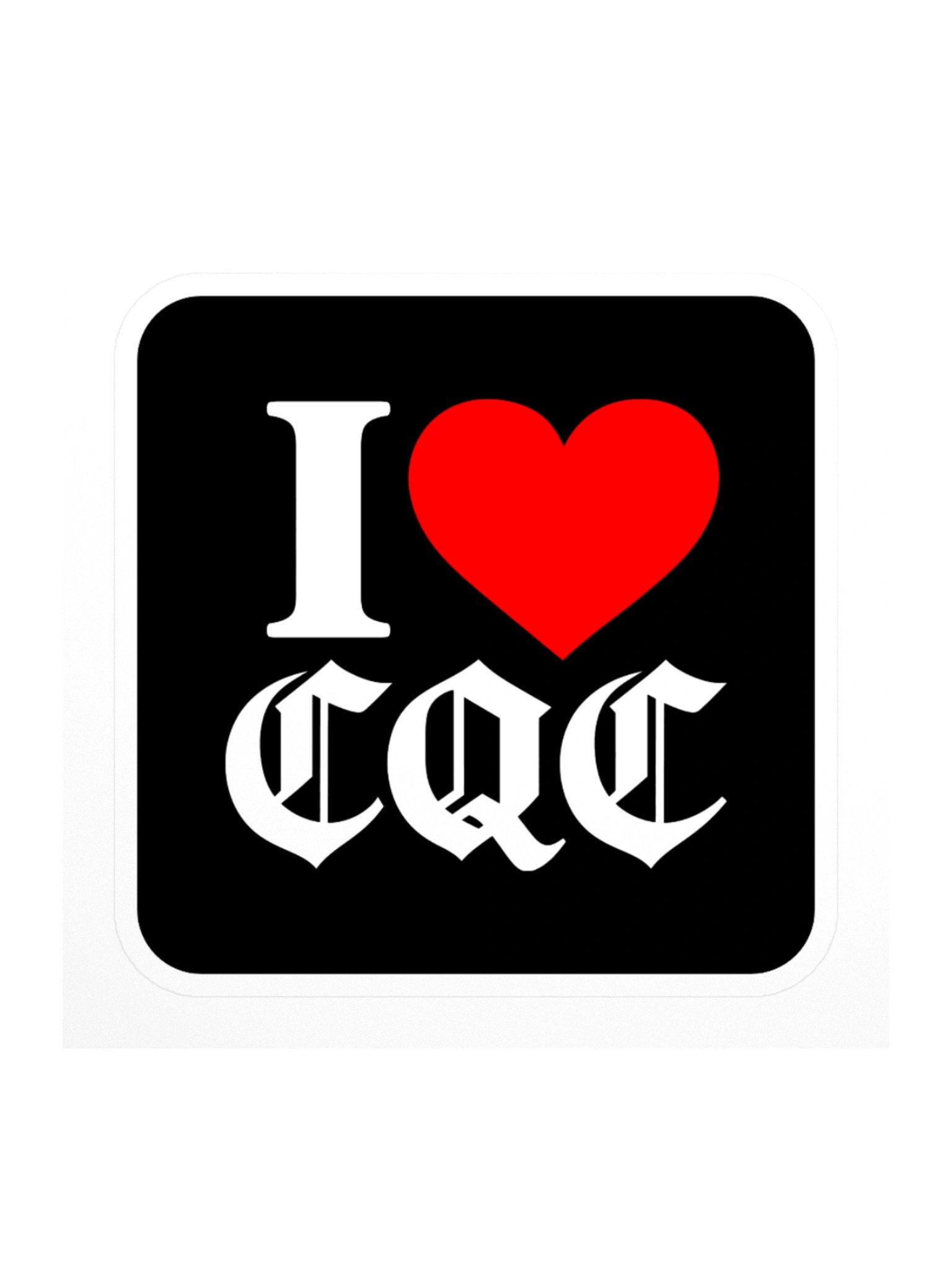 I ♥ CQC Sticker product image (1)