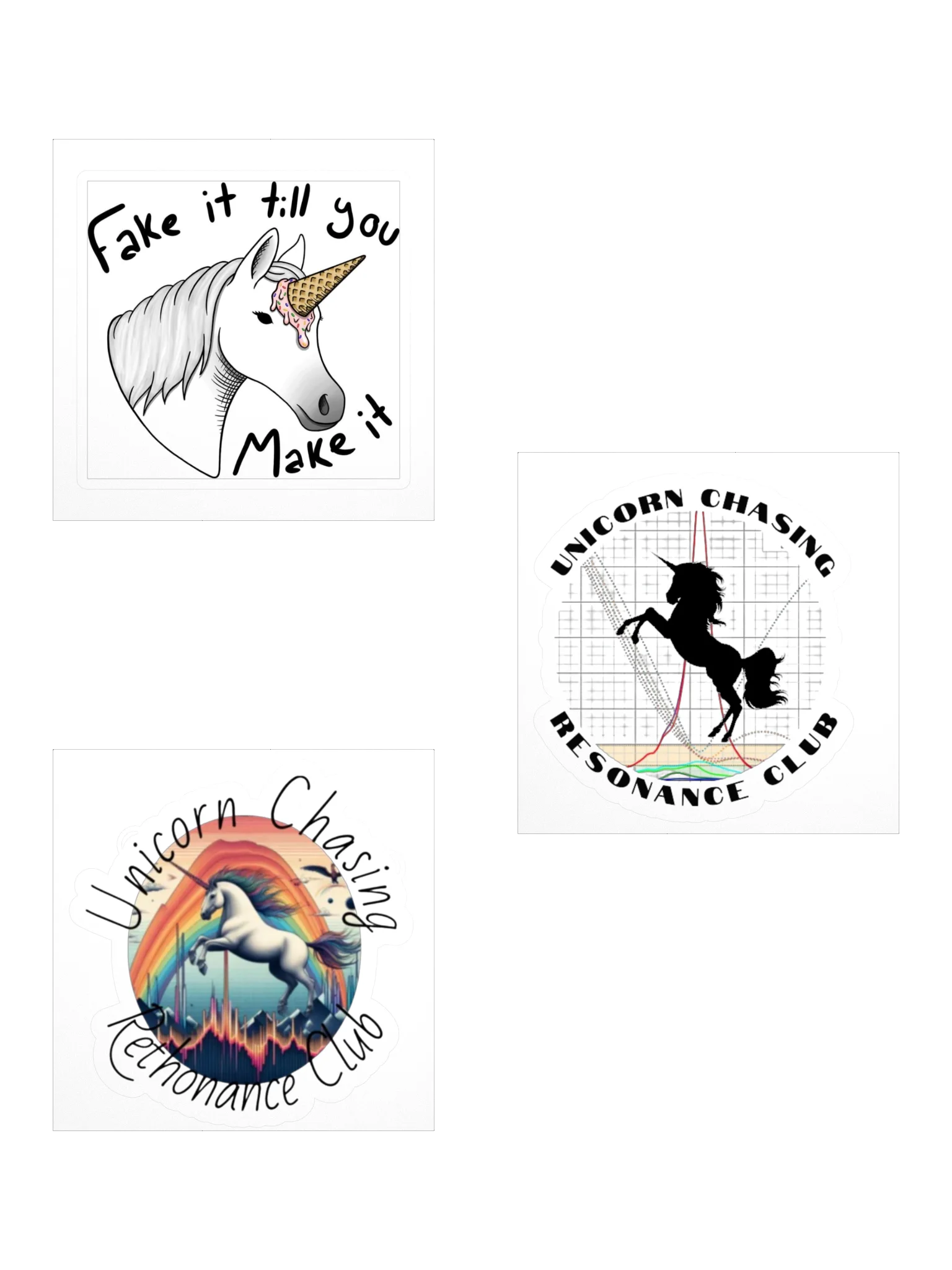 Unicorn Chasing Club - Sticker Bundle product image (1)