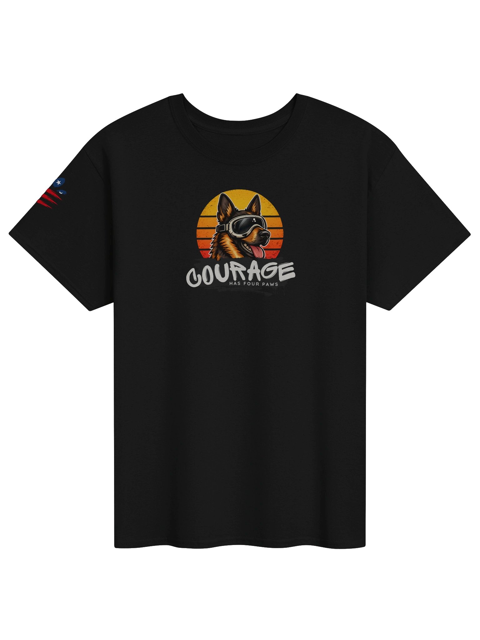 "Courage Has Four Paws" Shirt product image (1)