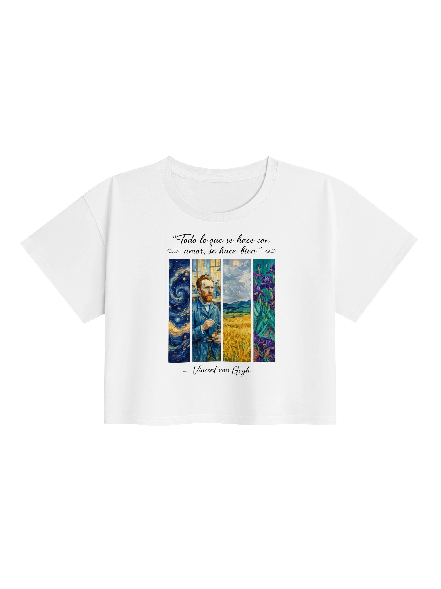 Van Gogh Inspirational Crop Top product image (49)