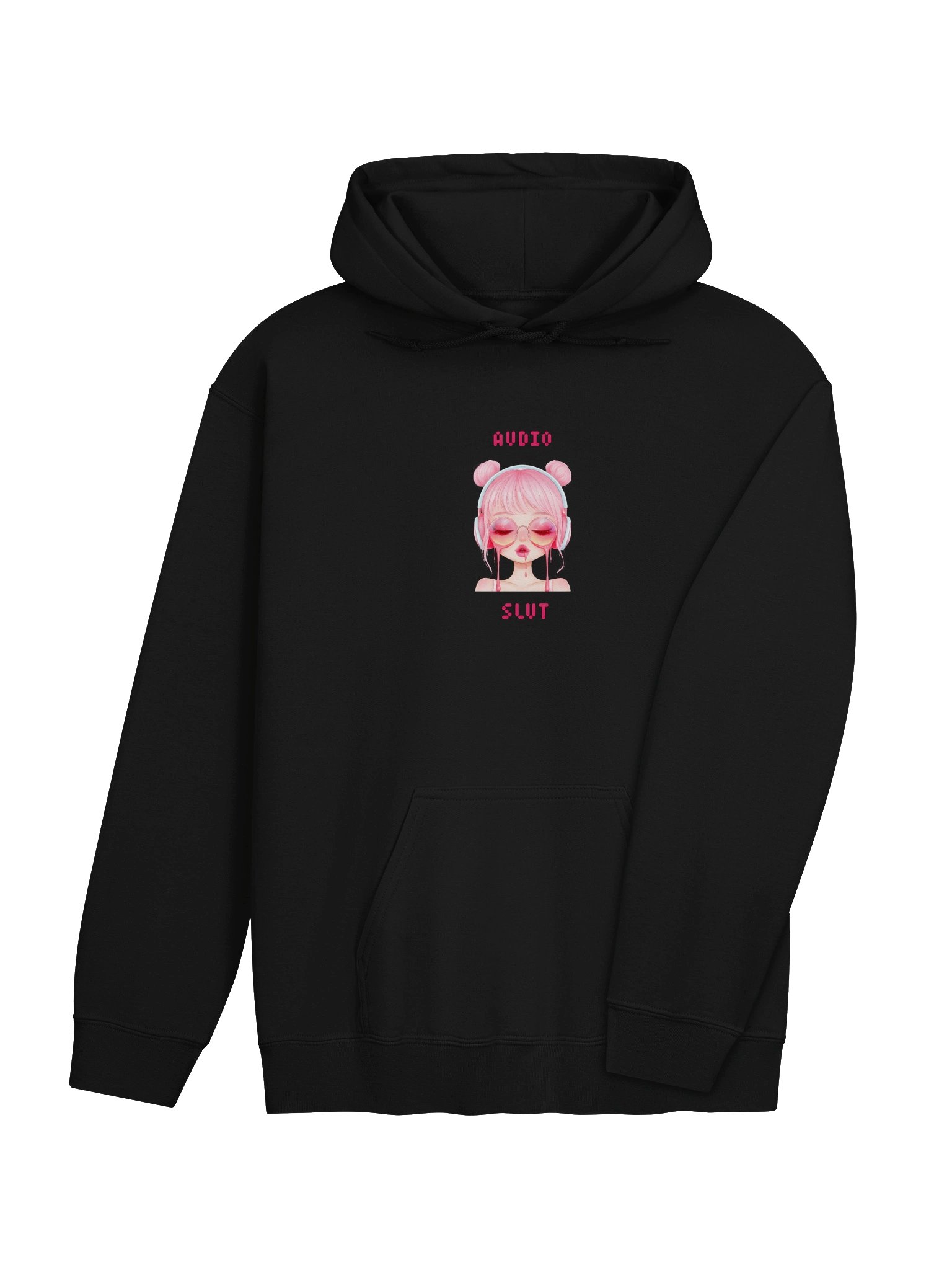 Audio Slut Pink Anime Hoodie product image (27)