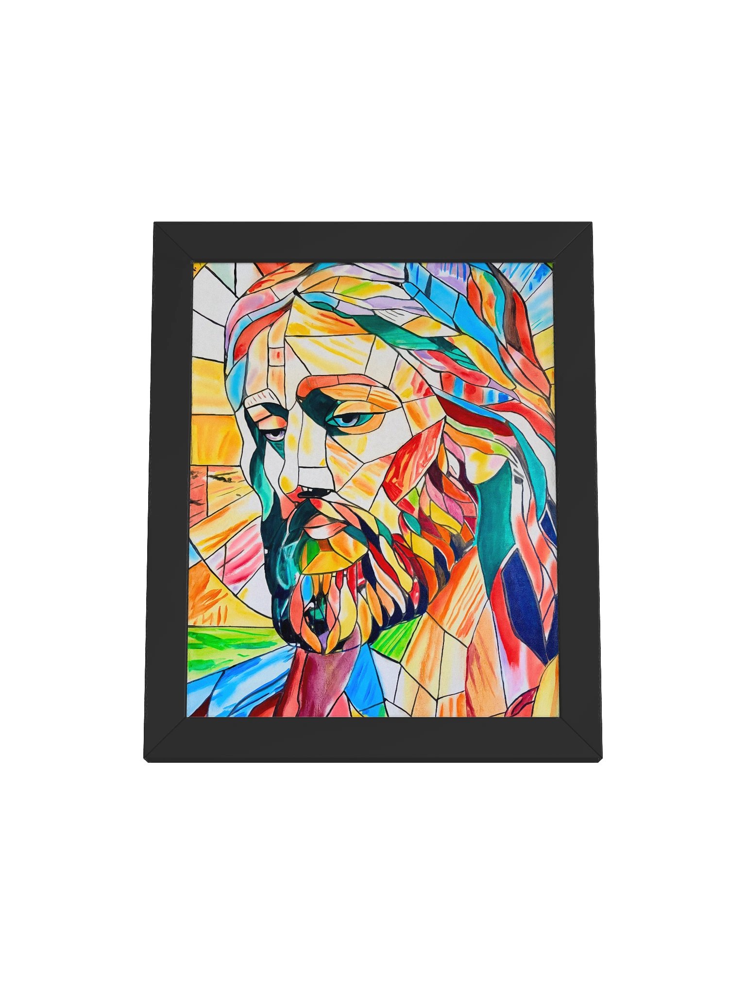Jesus Christ by Warren Willowdale (Framed High-Quality Matte Poster) product image (1)