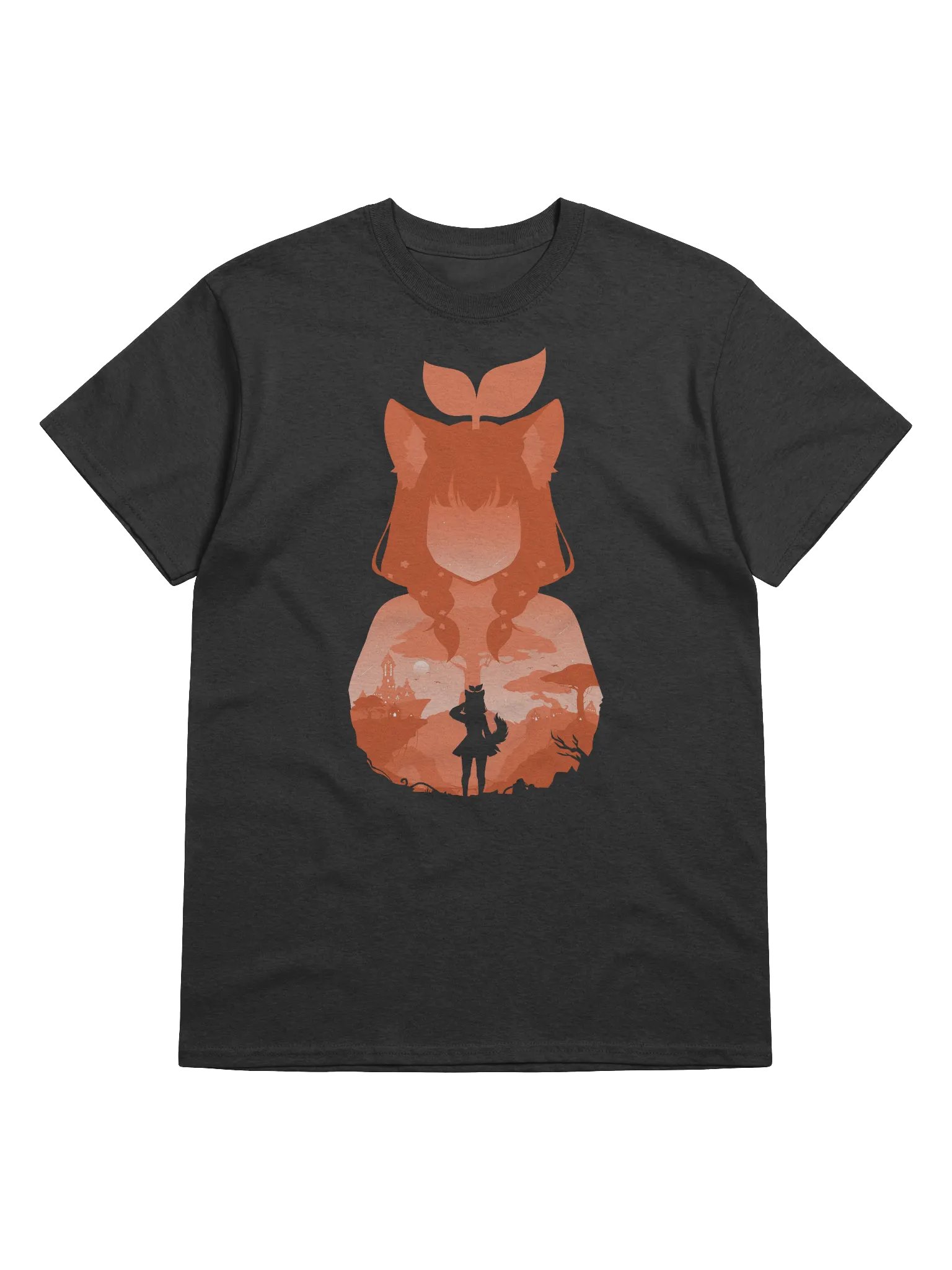 Cat Crew T-Shirt 1-sided Front DTG product image (1)