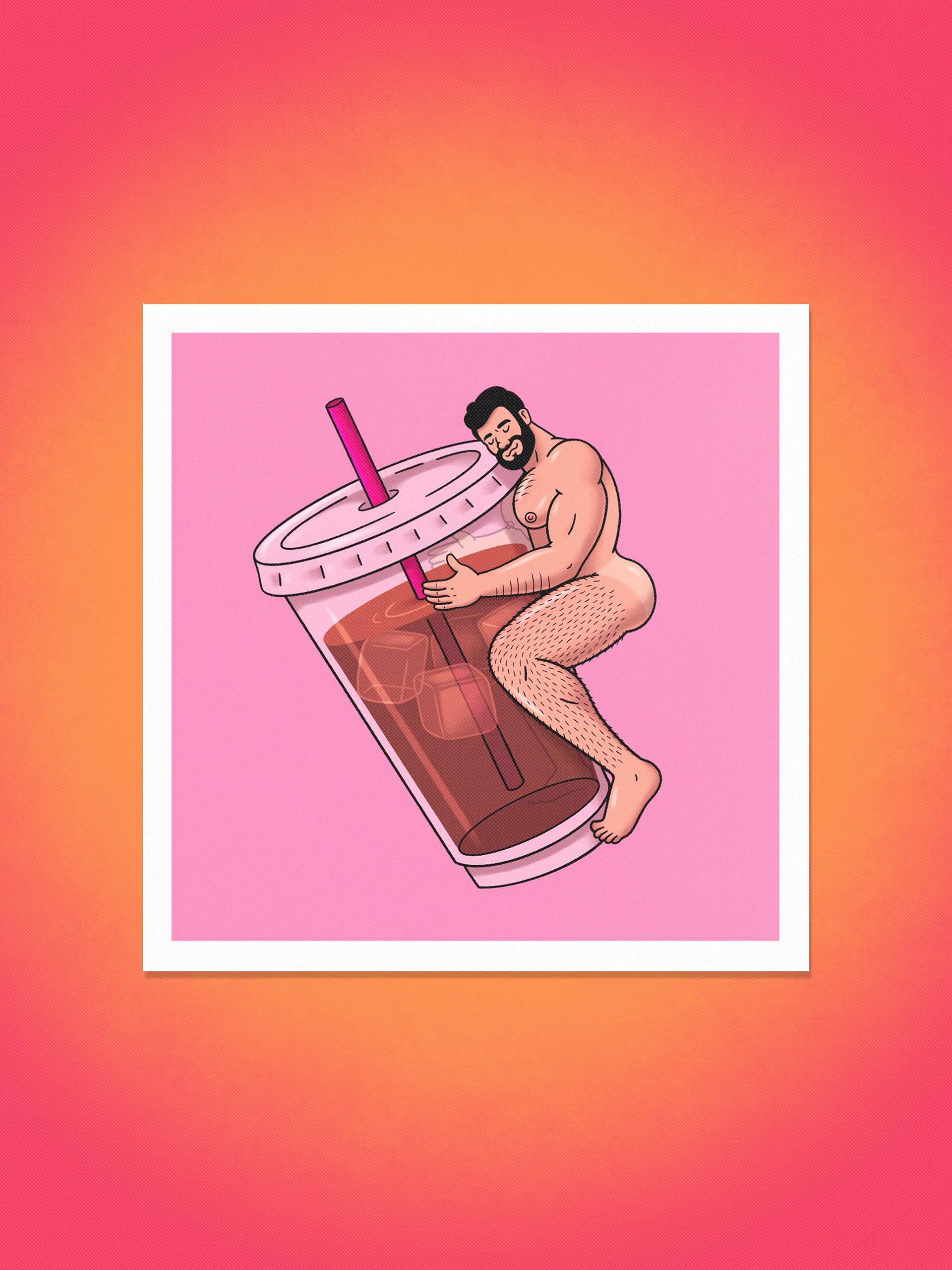 Iced Coffee 10x10 Print product image (1)