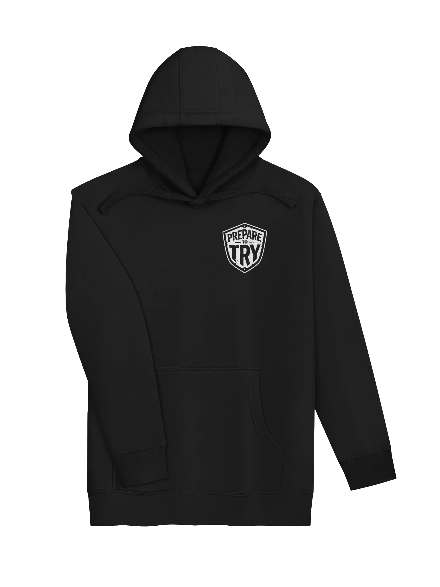 Prepare To Try Hoodie (White Shield) product image (5)