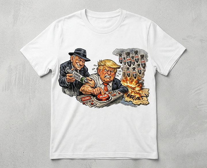 Epstein Files Scandal: Is Israel Using Trump to Trigger a US War on Iran? The Geopolitical Equation Tee product image (1)
