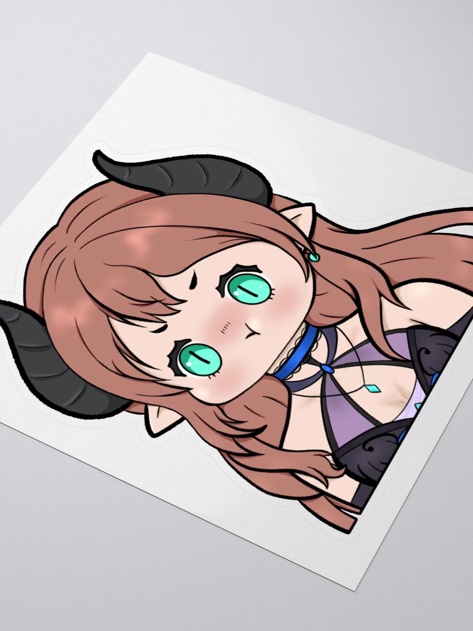 Pouting Chibi SilverJezebel Stickers product image (3)