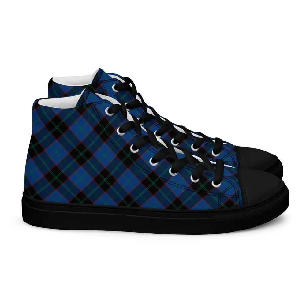 Hume Tartan Men's High Top Shoes product image (3)