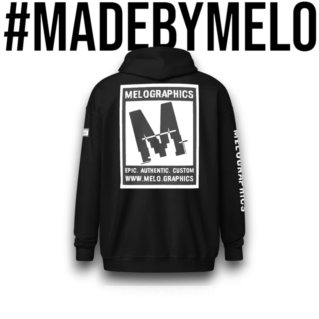 MELOGRAPHICS - Classic Zip Hoodie | #MadeByMELO product image (7)