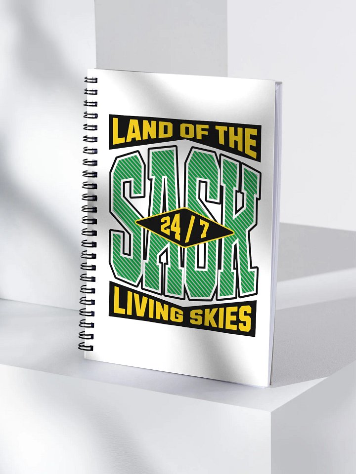 Sask Land Of The Living Skies 24/7 Spiral Notebook product image (1)