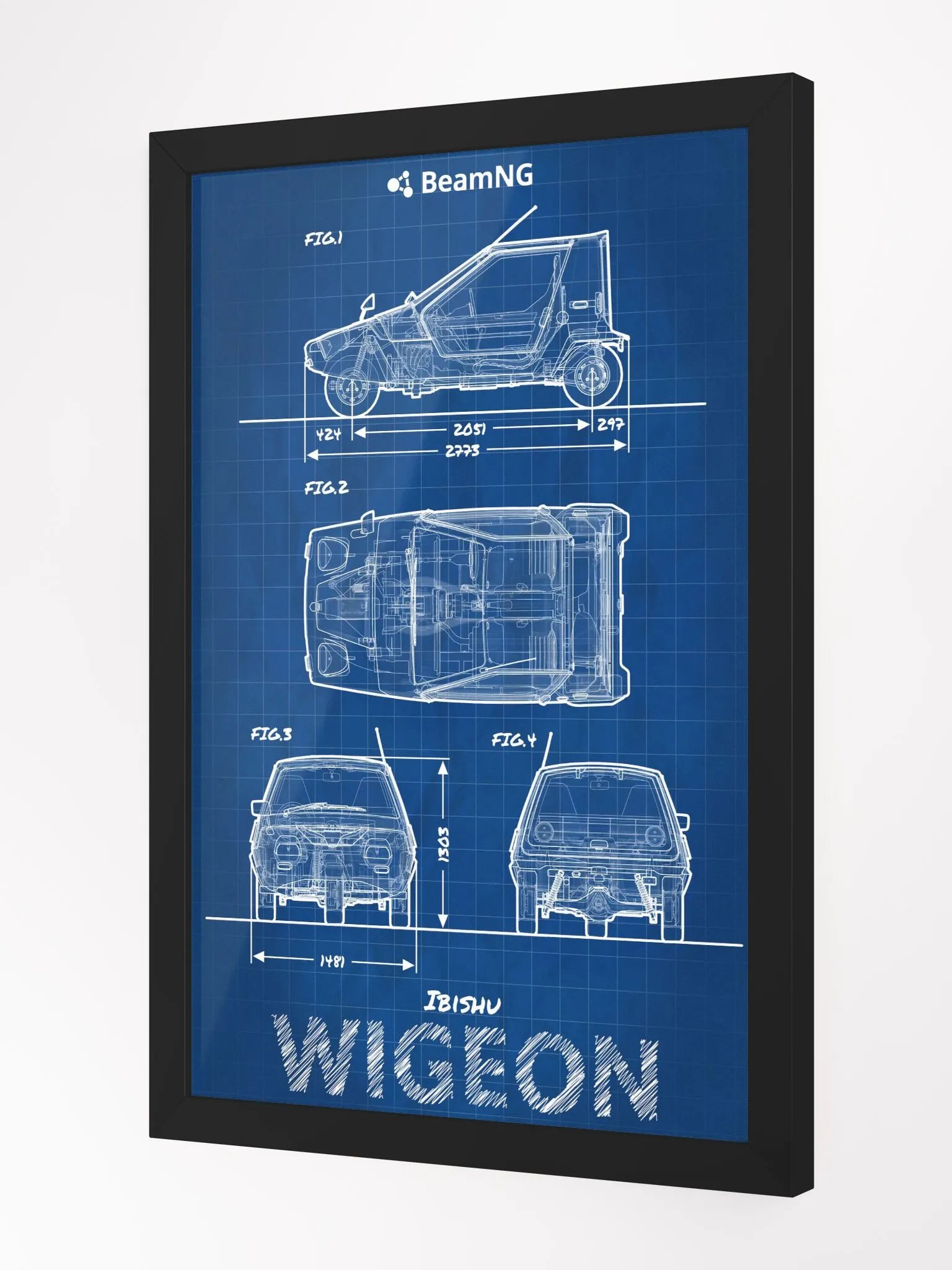 Framed Poster: Ibishu Wigeon Blueprint product image (3)