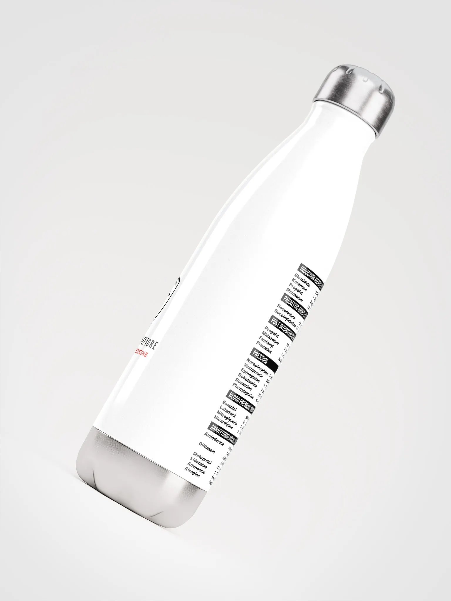 JMEM Resus Water Bottle (white) product image (4)