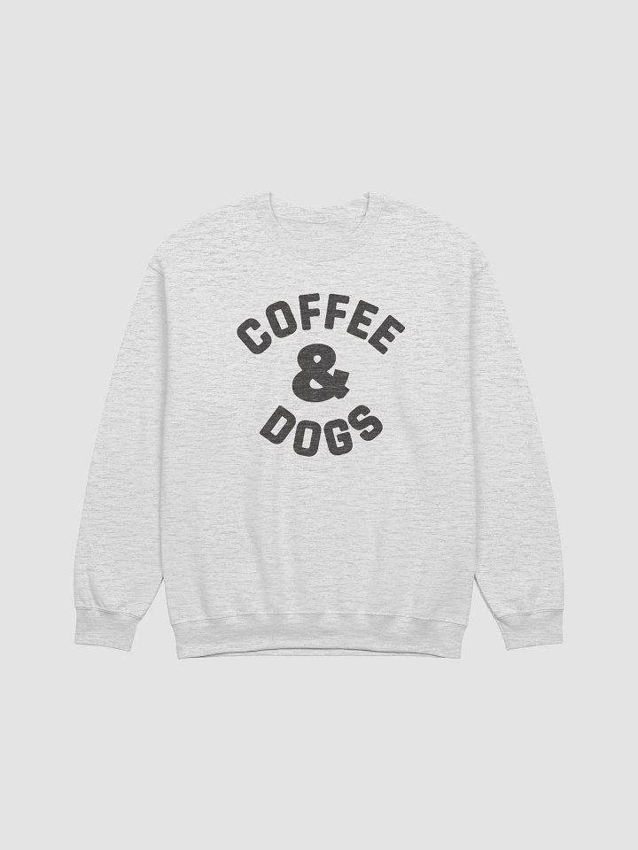 Coffee & Dogs - Heather Black text product image (1)