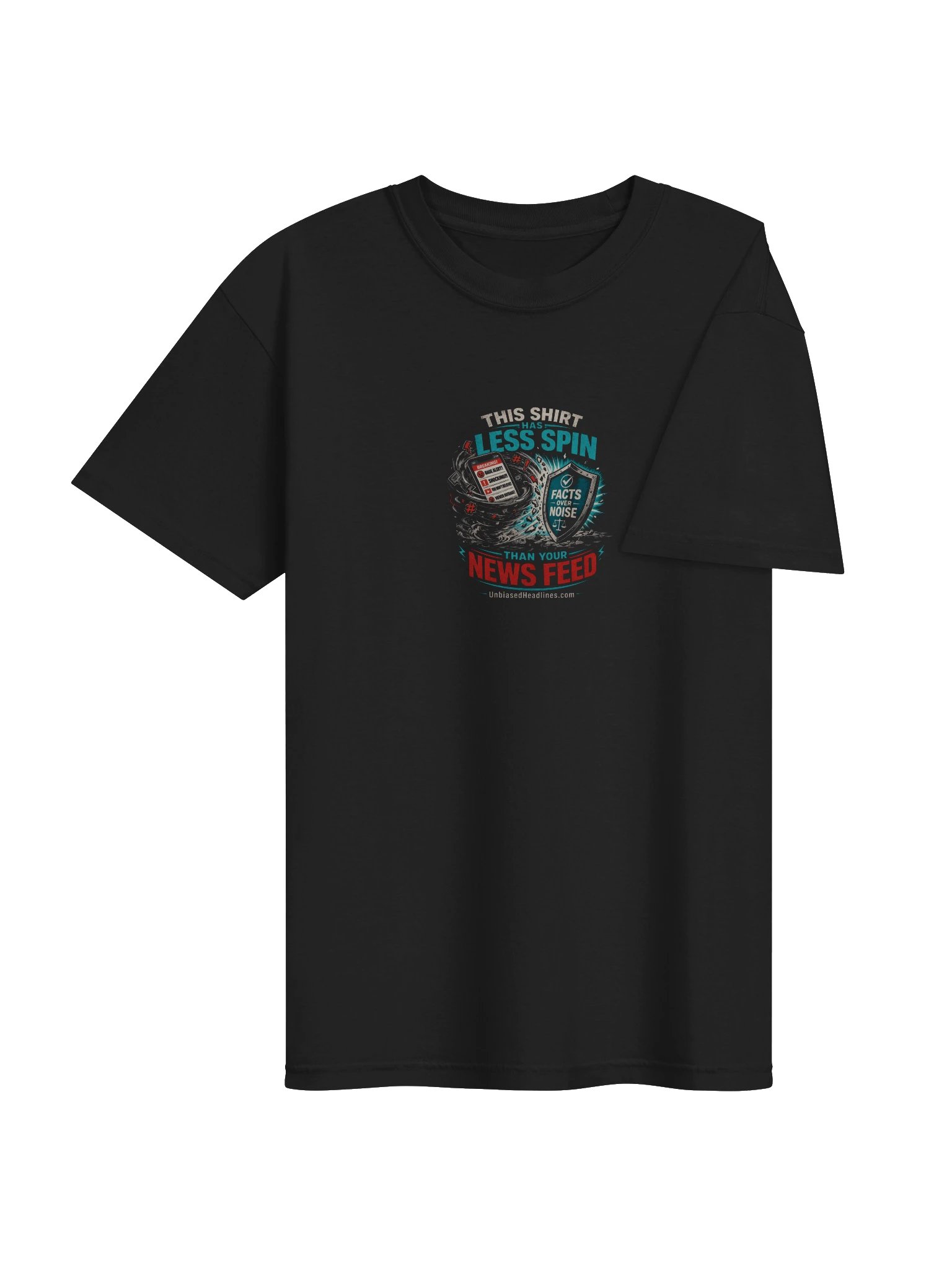 This Shirt Has Less Spin Than Your News Feed Tee - Large Front product image (4)