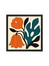 Bold Floral Framed Wall Art
