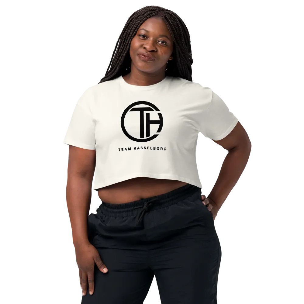 Hasselborg Logo Cropped Tee - Off White product image (3)