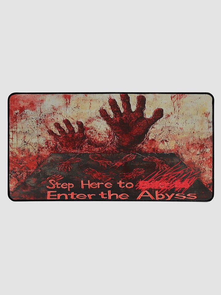 Bloodstained handprints Halloween Door Mat product image (1)