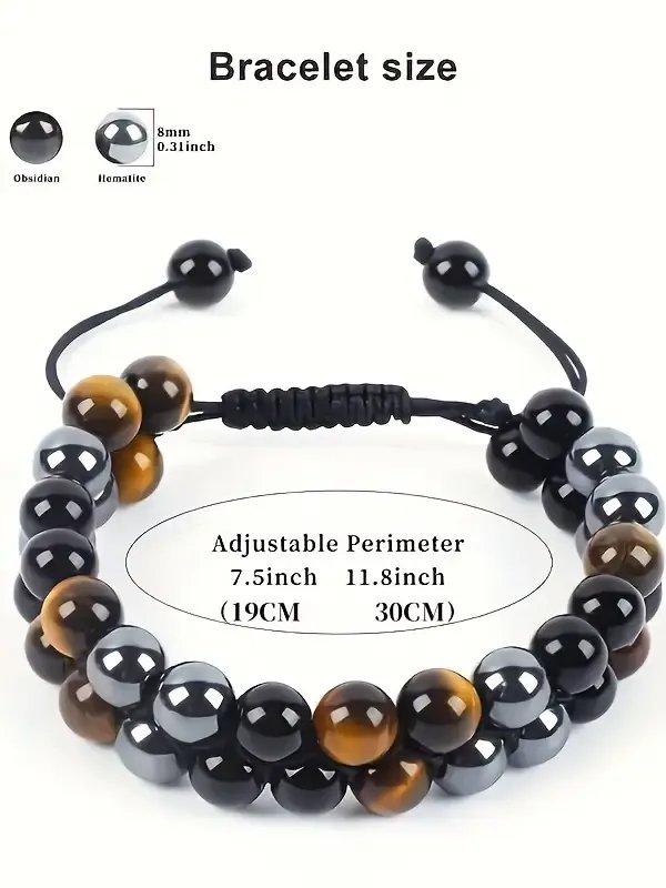 PROTECTION BRACELET Hematite, Tiger's Eye product image (4)
