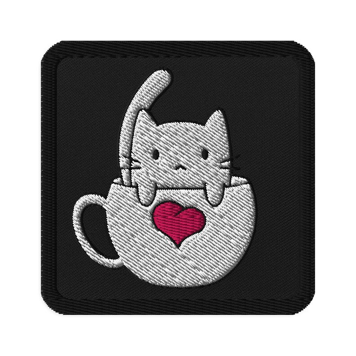 Softie's Café Logo || Embroidered Square Badge product image (1)