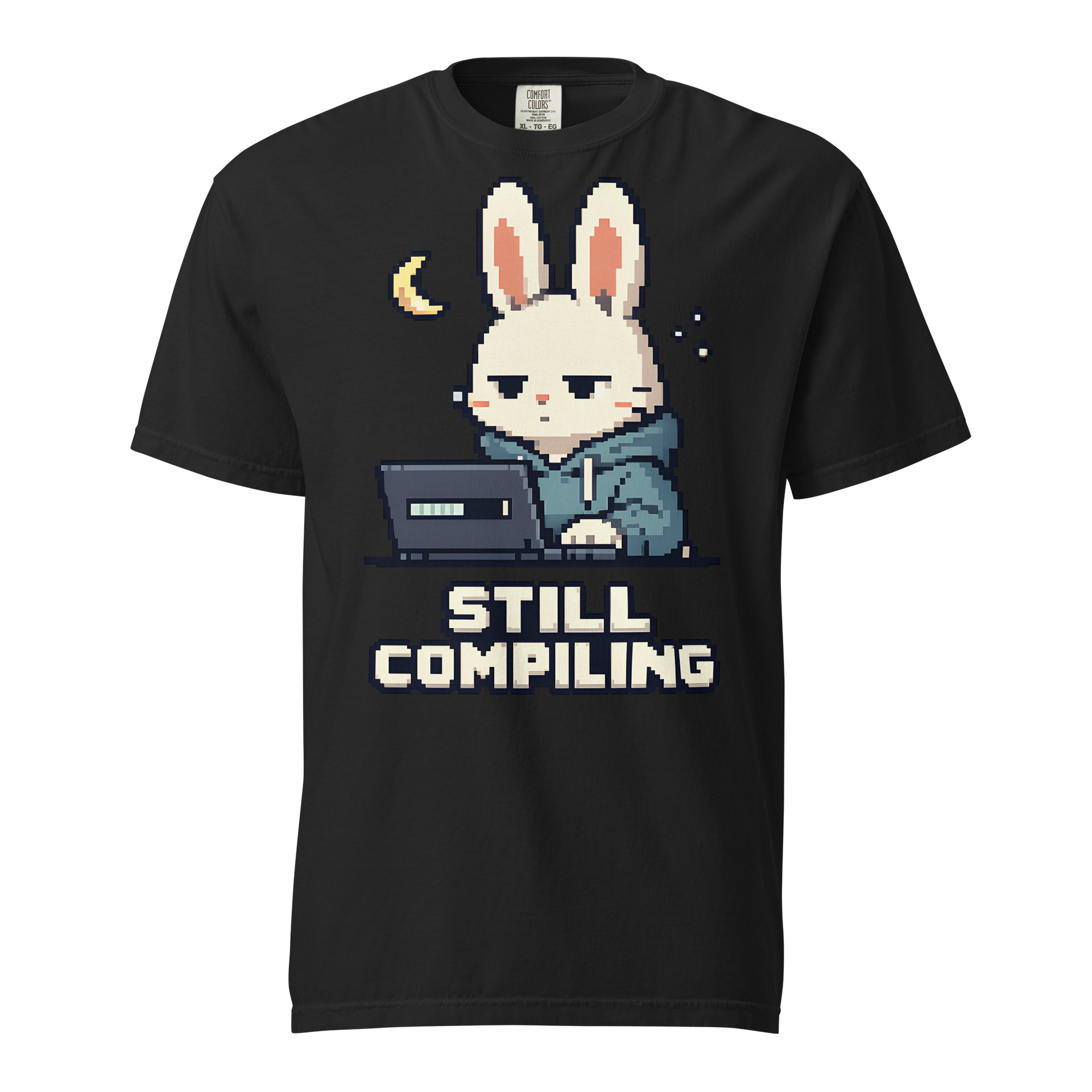 Still Compiling Rabbit T-Shirt product image (1)