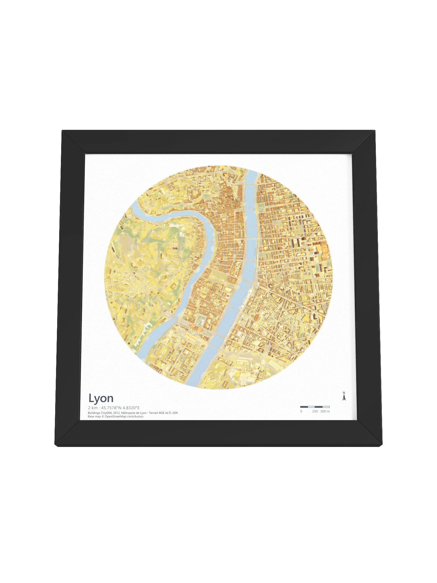 Lyon: 3D City Map product image (36)