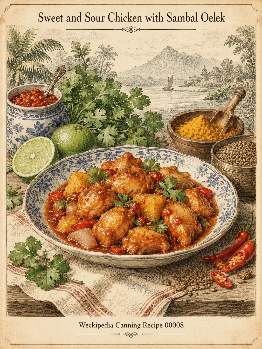 Sweet and Sour Chicken with Sambal Oelek product image (1)
