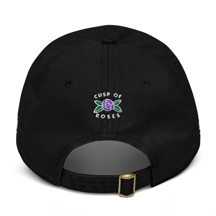 sagittarius-capricorn cusp dad hat (white) product image (2)