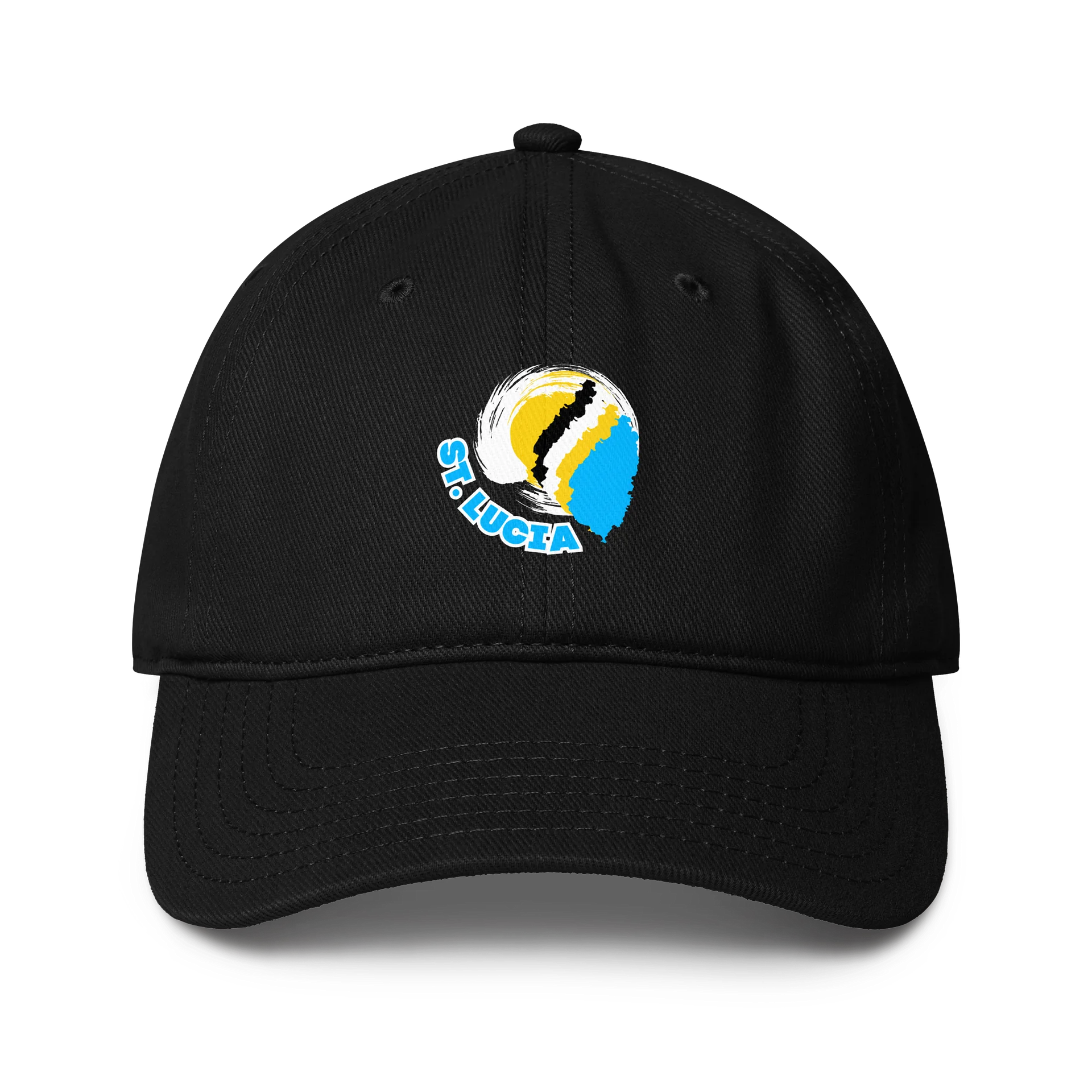 St. Lucia Abstract Island Baseball Cap product image (1)