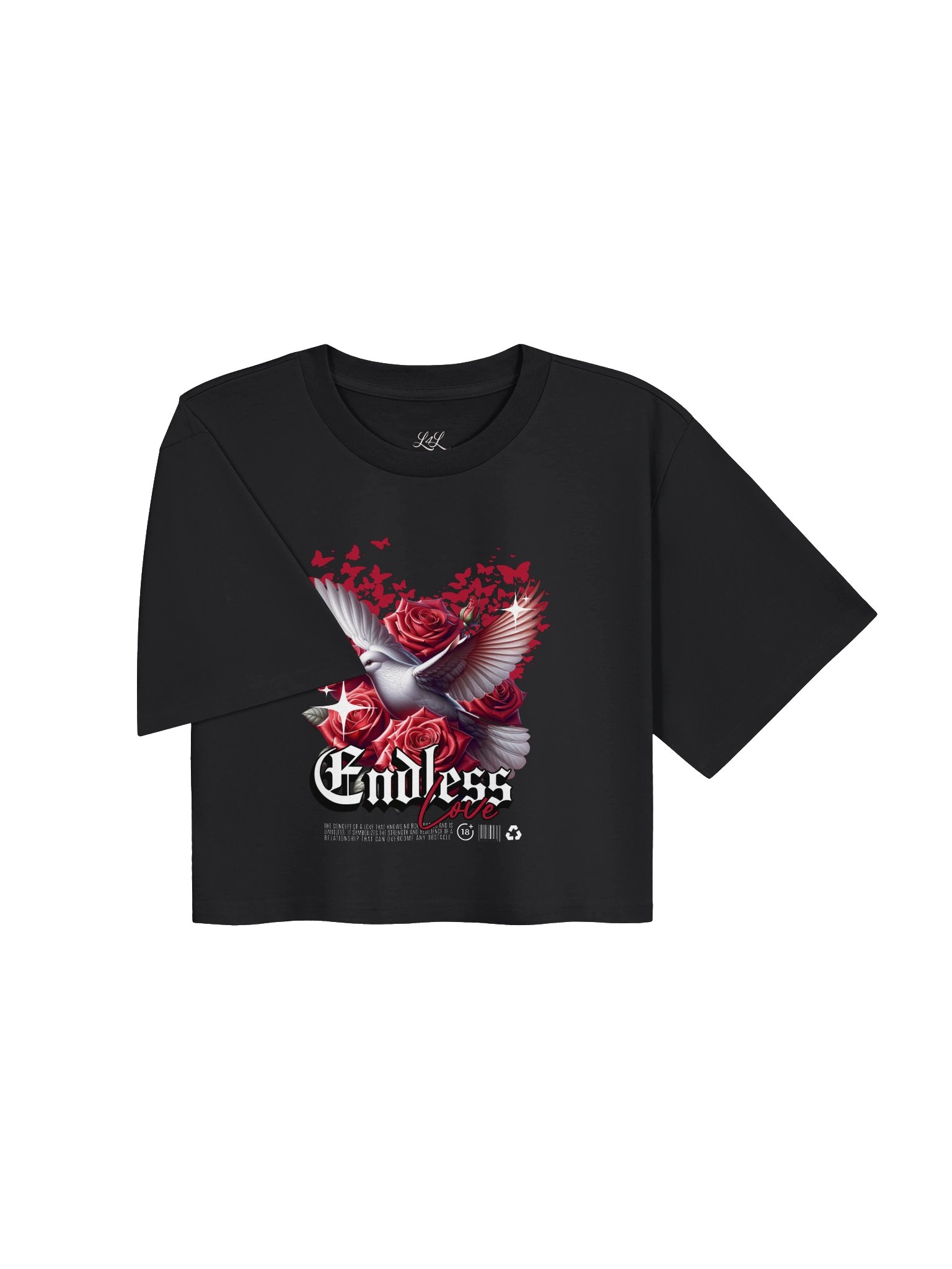 L4L Legacy Apparel "Endless Love" Cropped Tee product image (3)