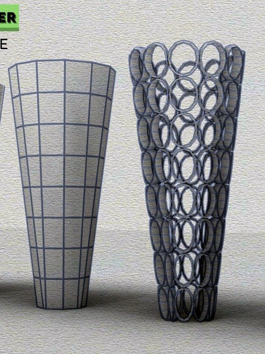 Polygon Morphing Parametric Facade Design Grasshopper Rhino Files Download product image (2)