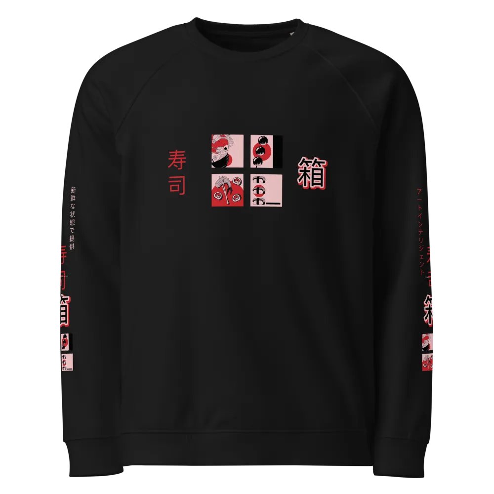 オーガニック寿司ボックス長袖スケートボードフリース product image (1)