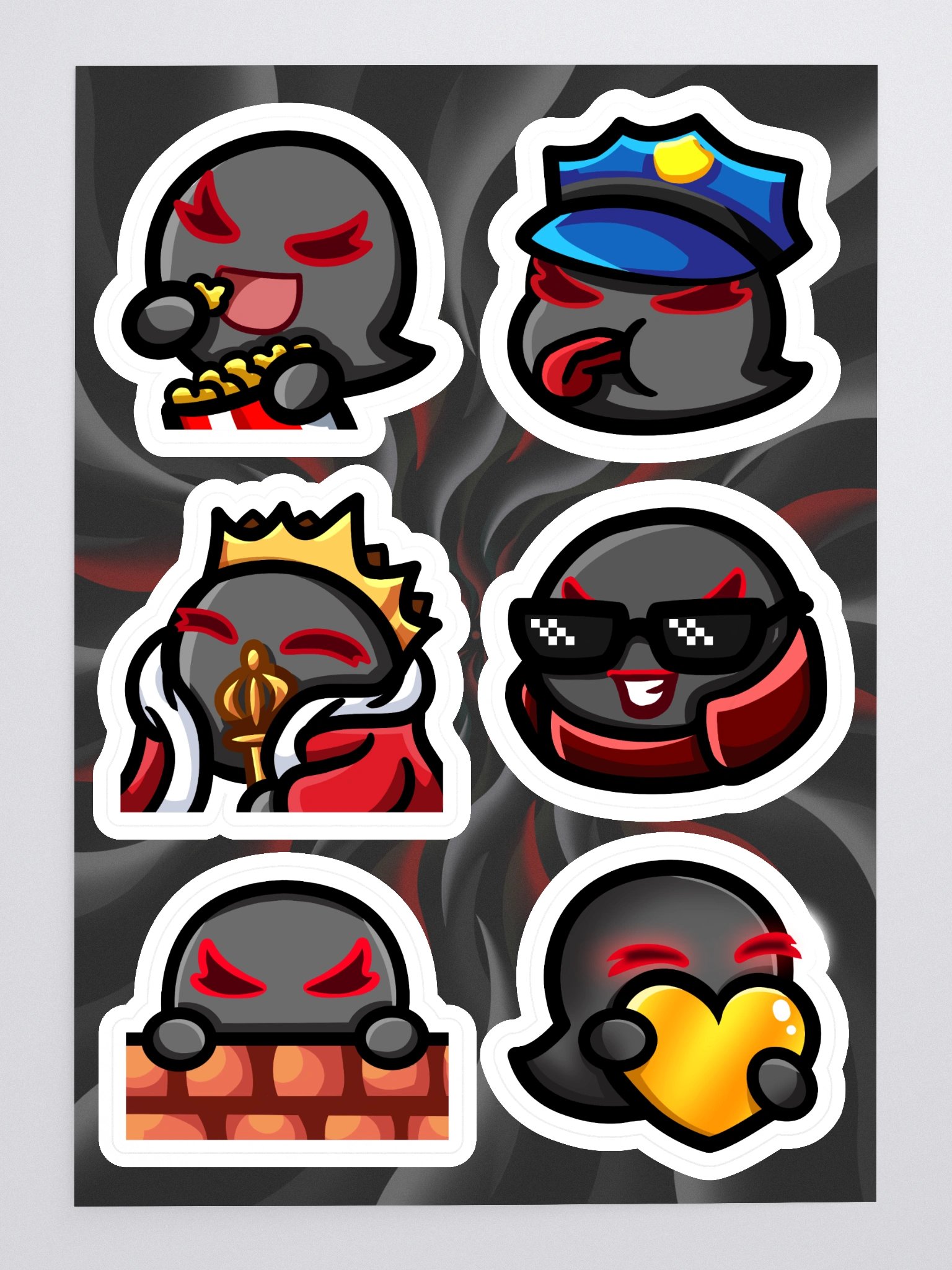 Emote Sticker Sheet 3 product image (3)