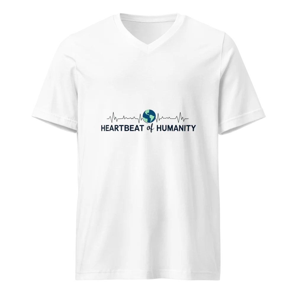 Global Heartbeat V-Neck Tee product image (1)
